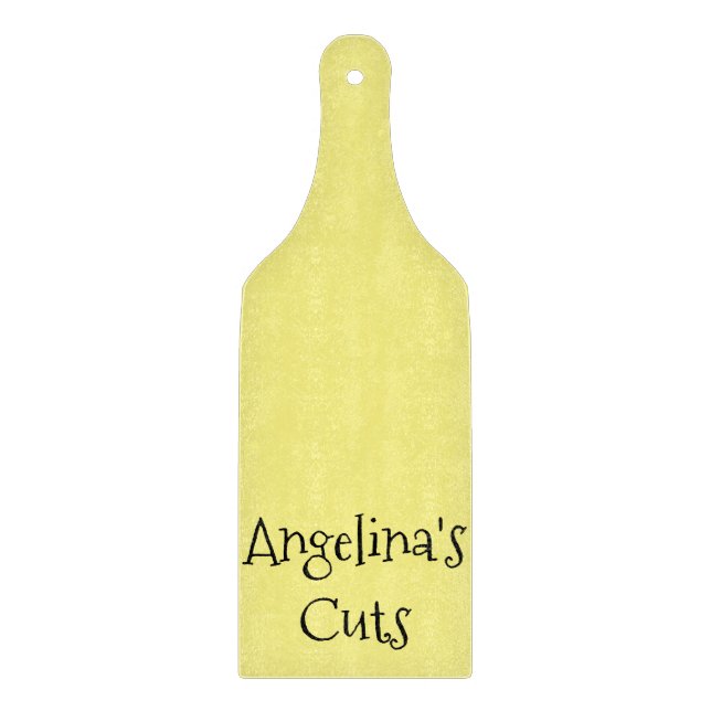 Planche à découper en verre Jaune (Devant)