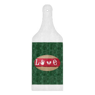 Planche à découper en verre pour la Saint-Valentin