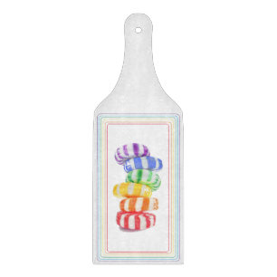 Planche à découper en verre RAINBOW CANDY