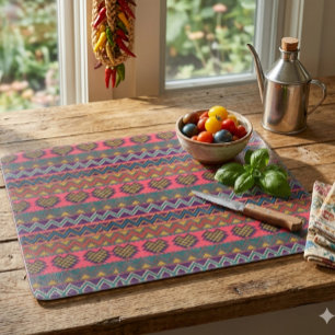 Planche à découper en verre Tribal Edge – Bohème a
