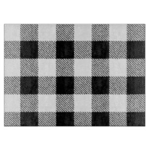 Planche À Découper en vichy vérifier le motif noir et blanc