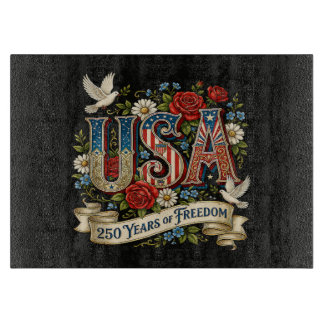 Planche À Découper États-Unis Amérique 1776-2026 250 Ans de Liberté