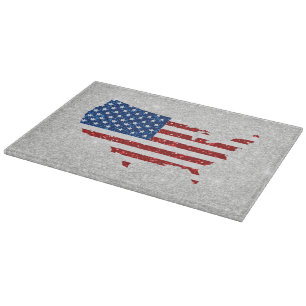 Planche À Découper États-Unis Drapeau Stars & Stripes Juillet 4 Parti