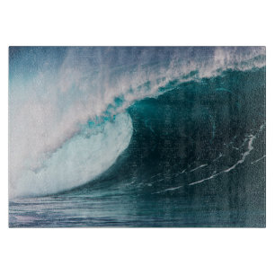 Planche À Découper États-Unis, Hawaï, Oahu, Grandes vagues