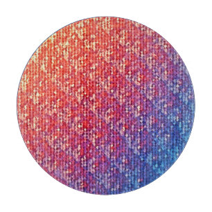 Planche À Découper Étincelle de mosaïque émotionnelle vive