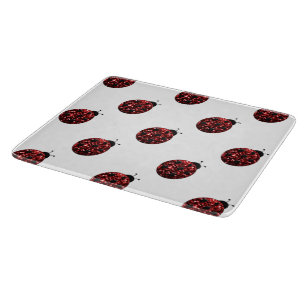 Planche À Découper Étincelle rouge étincelante Ladybird motif