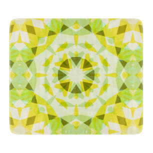 Planche À Découper Étoile d'été jaune vif vert étoile Dopamine Décor