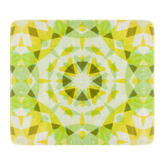 Planche À Découper Étoile d'été jaune vif vert étoile Dopamine Décor