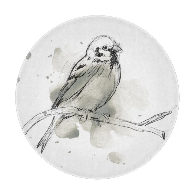 Planche À Découper Étude gestuelle d'oiseau (Devant)