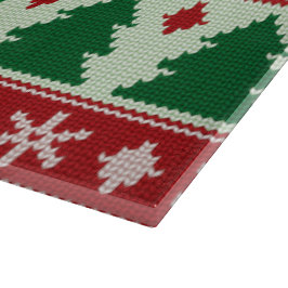 Planche À Découper Evergreens & Snowflakes Knit