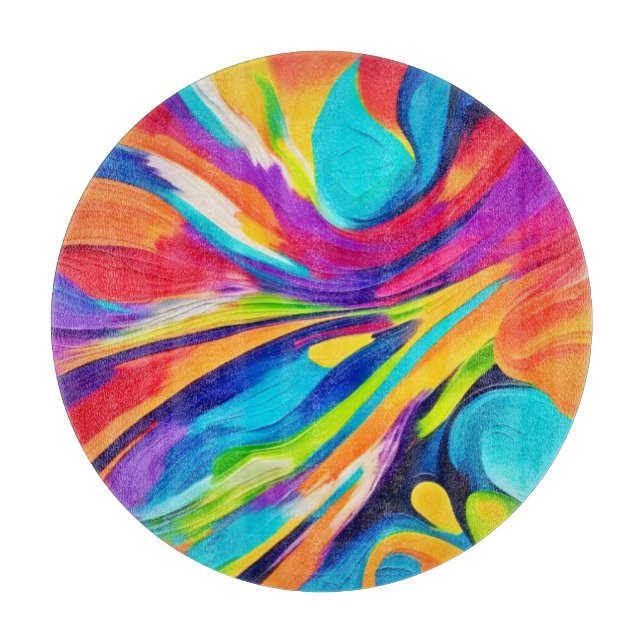 Planche À Découper Explosion énergétique dynamique (Devant)