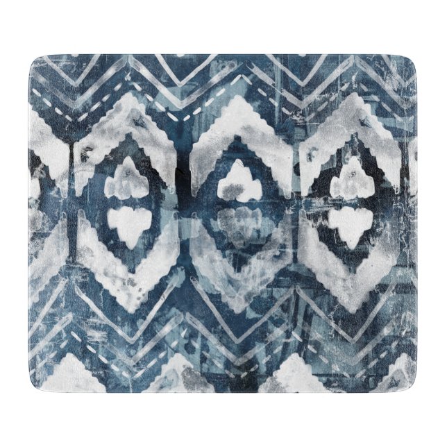 Planche À Découper Extraction d'indigo - géométrique (Devant)