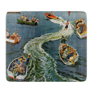 Planche À Découper Fabrication d'un sillage par des goupilles de Ben