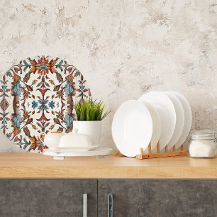 Planche À Découper Fabulous Fall et Blue Round