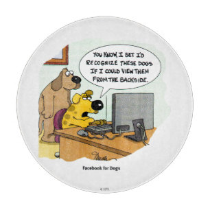 Planche À Découper Facebook pour Chiens