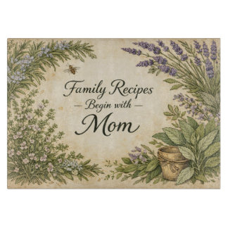 Planche À Découper Family Recipes Begin With Mom