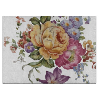 Planche À Découper Fantaisie Florale