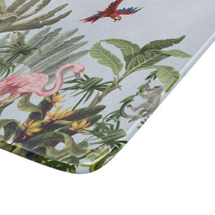 Planche à découper faune de la jungle tropicale