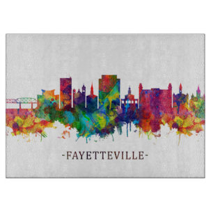 Planche À Découper Fayetteville Caroline du Nord Skyline