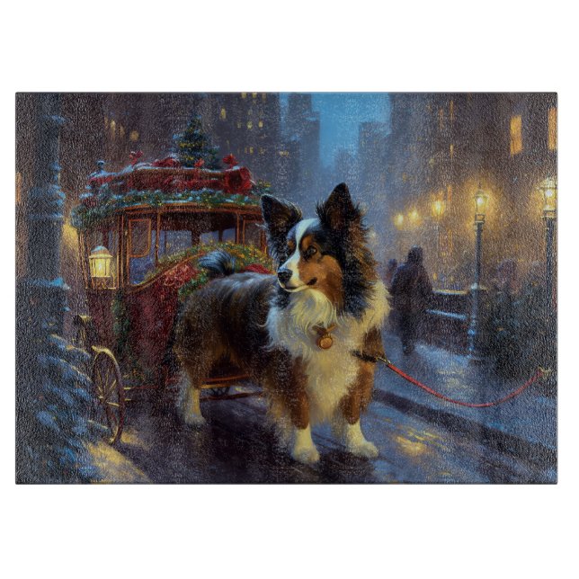 Planche À Découper Festin de Noël de Papillon (Devant)