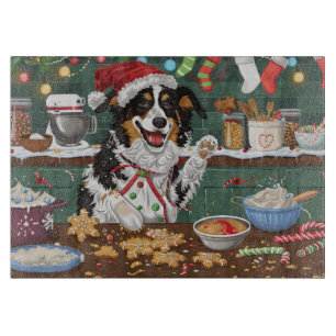 Planche À Découper Fête des bergers australiens Noël