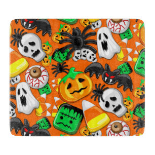 Planche À Découper Fête des Candies Éffrayantes d'Halloween