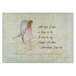 Planche À Découper Fête des mères Angel religieux