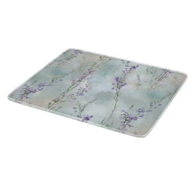 Planche À Découper Fête prénuptiale aux fleurs violettes jolies roman (Coin)