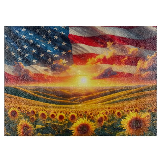 Planche À Découper Fêter l'Amérique (Devant)