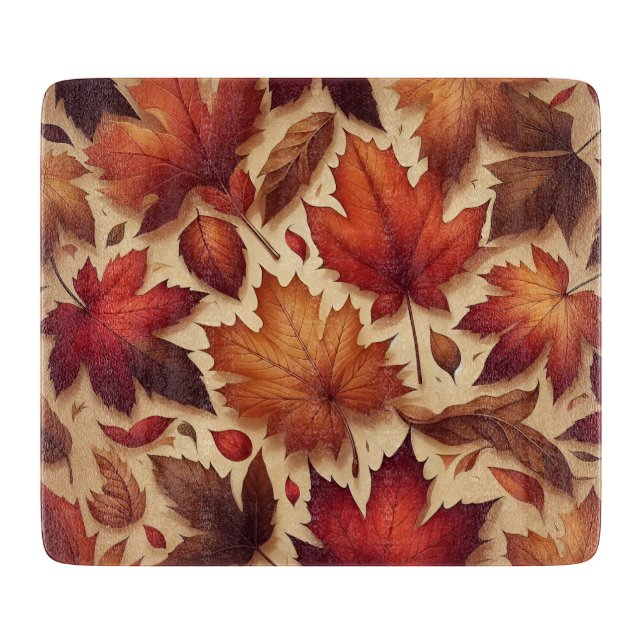 Planche À Découper Feuilles automnales Wall Art (Devant)
