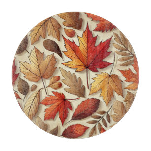 Planche À Découper feuilles d'automne classiques