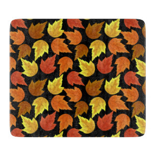 Planche À Découper Feuilles d'automne Saison d'automne Action de grâc