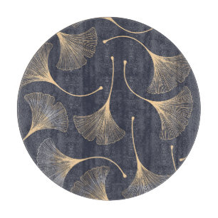 Planche À Découper Feuilles de Ginkgo modèle floral sans joint