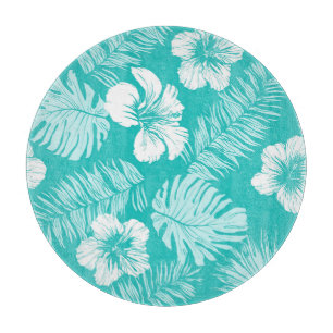 Planche À Découper Feuilles tropicaux : Motif Plante Vintage