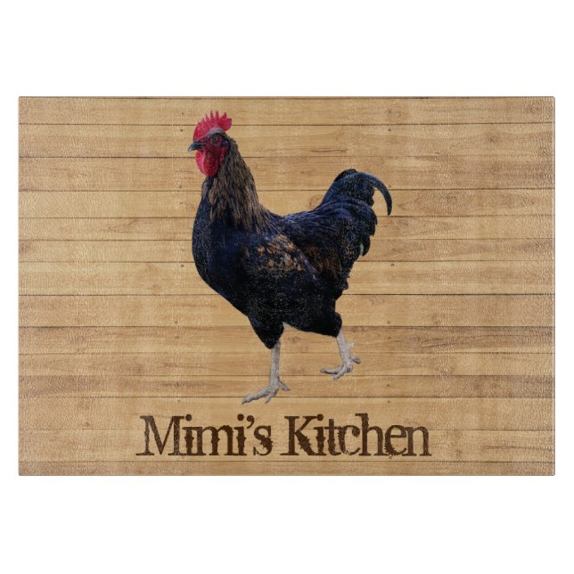Planche À Découper Fichier de cuisine personnalisé Ajouter un nom Tex (Devant)