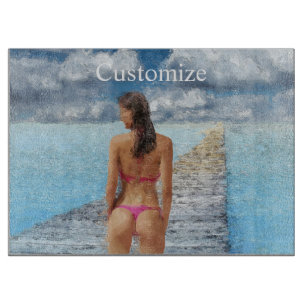 Planche À Découper Fille Bikini Thunder_Cove