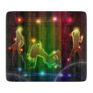 Planche À Découper Filles de fête Moderne tendance Lumières de Nons