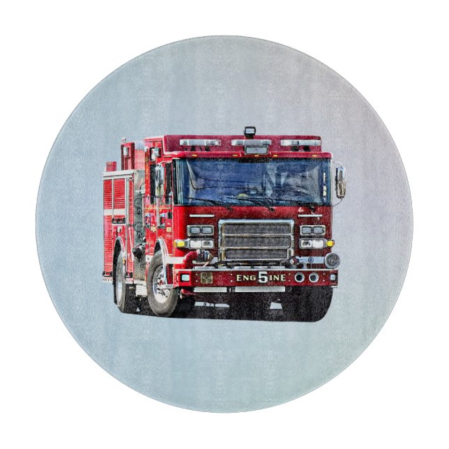 Planche À Découper Fire Engine (Devant)