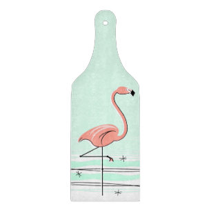 Planche À Découper Flamant rose Aqua pagaie à découper