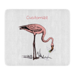 Planche À Découper Flamant rose Boire Martini Thunder_Cove