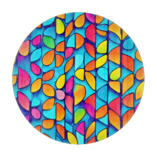 Planche À Découper Flamme Abstraite vive