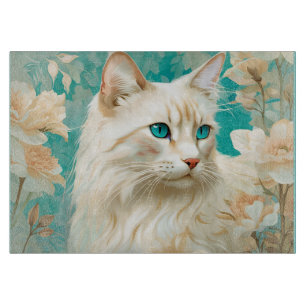 Planche À Découper Flamme Lynx Point Siamese Portrait Art