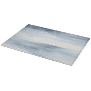 Planche À Découper Flèches blanches bleues