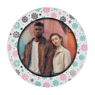 Planche À Découper Flèches de neige rétro