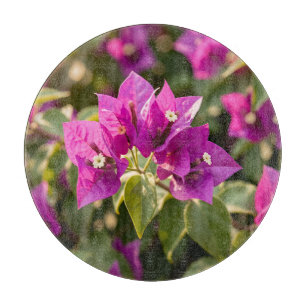 Planche À Découper Fleur de bougainvillée magenta violet vibrant