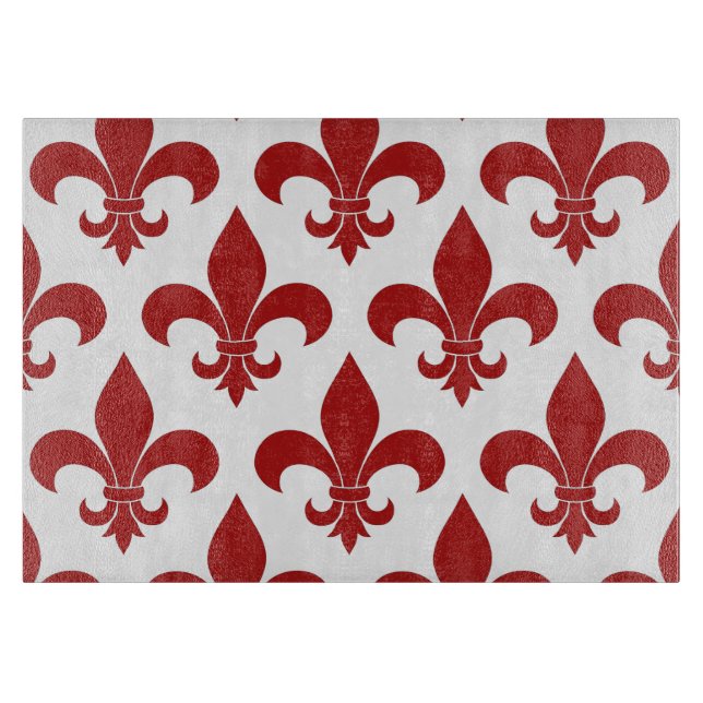 Planche À Découper Fleur de lis Motif Classic (Devant)