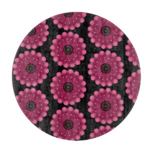 Planche À Découper Fleur Fantastique Rose Luminescente Fleur Floral