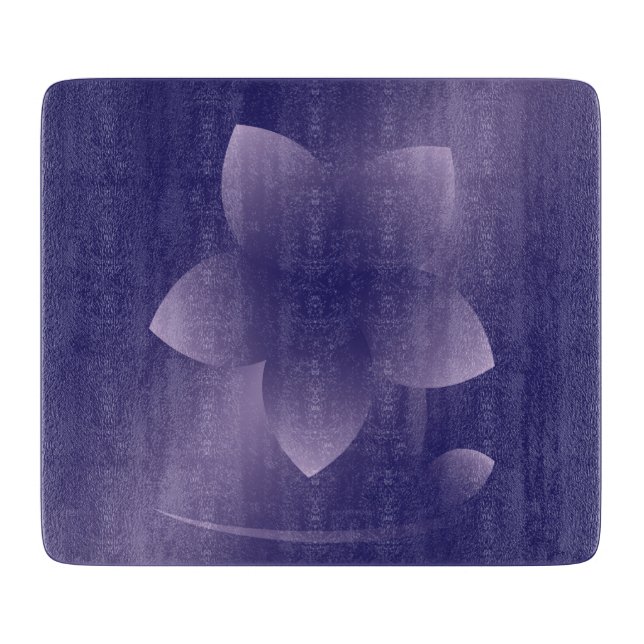 Planche À Découper Fleur violette (Devant)