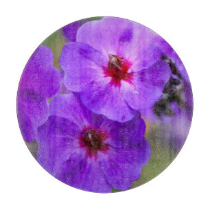 Planche À Découper Fleur violette