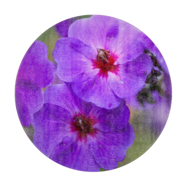 Planche À Découper Fleur violette (Devant)